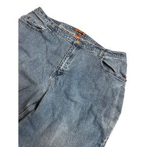 Liz and me Signature Blue Jeans Size 3 (fits like 16W) Cropped Curvy‎ Plus